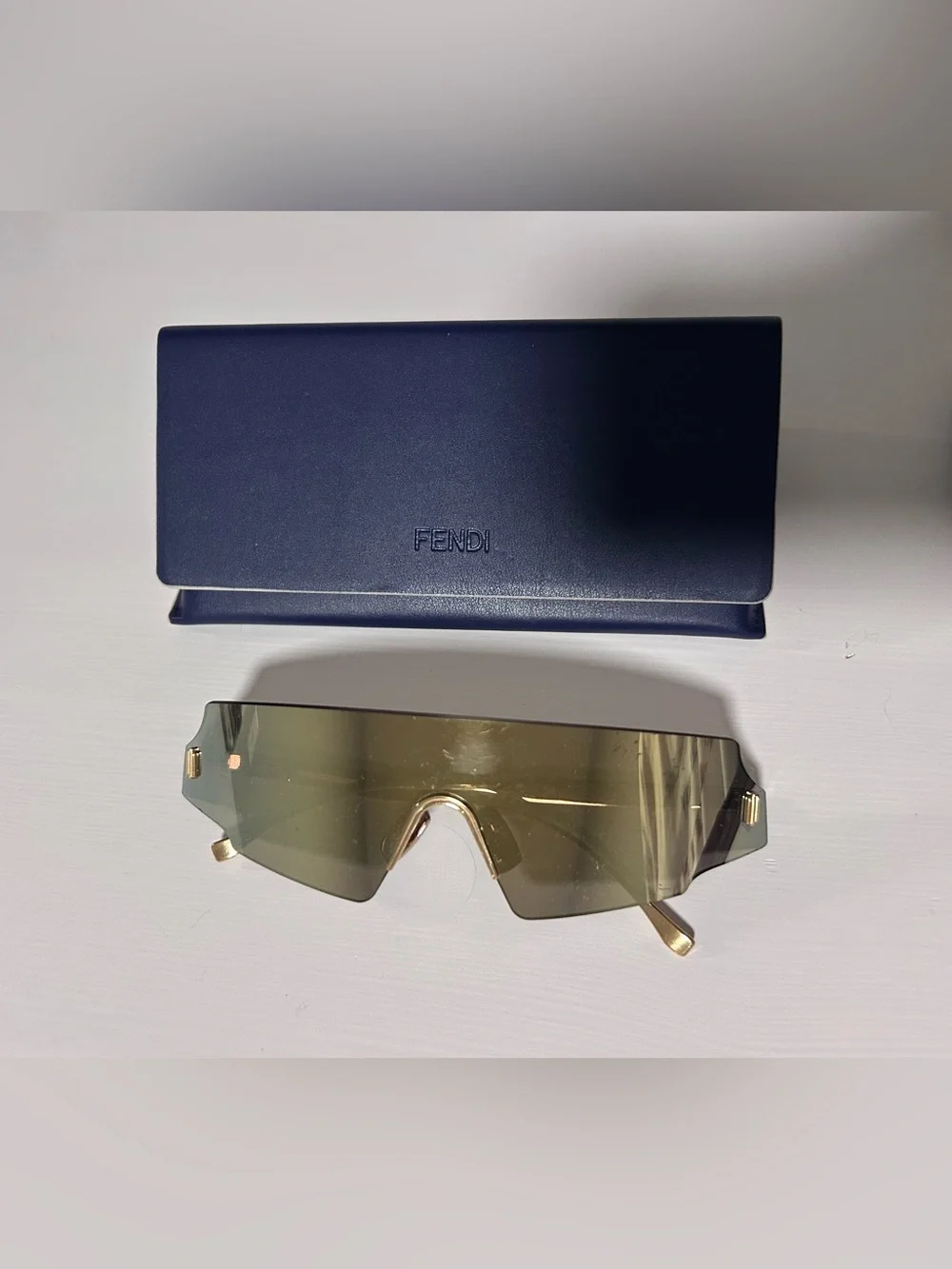 Fendi Shield Mirrored Sunglasses